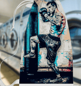 Stylish Laundry Bag - Winners Never Quit Design